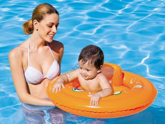 Bestway Schwimmtrainer Swimtrainer mit Durchmesser 69cm Orange