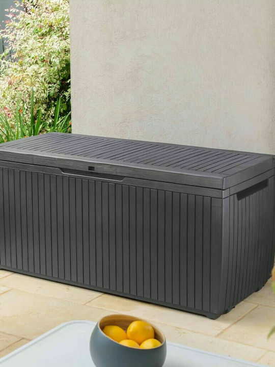 Keter Cutie de depozitare pentru exterior Springwood Plastic 305lt Grafit L123xW53xH57buc