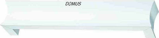 Enis by Domus Curtain Pelmets Curtain Rod 100cm Aluminium White