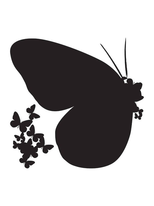 Διακοσμητικό Αυτοκόλλητο Τοίχου Butterflies Silhouettes 72x58cm Ango