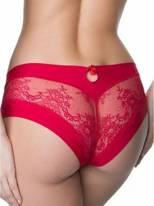 Julimex Kiss Panty Γυναικείο Slip Κόκκινο