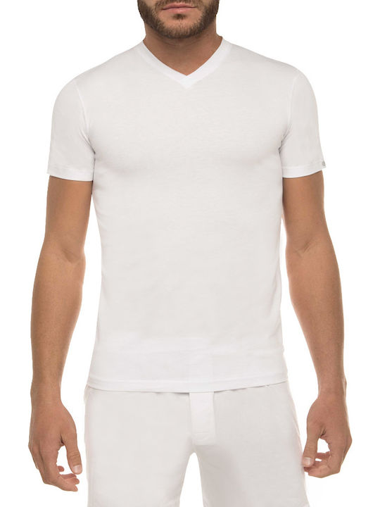 Men's Short Sleeve Undershirt White