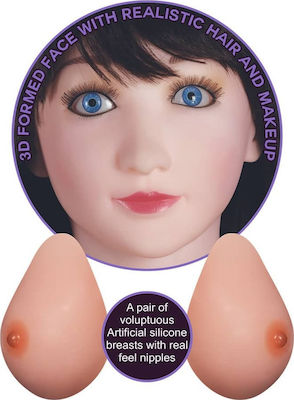 Lovetoy Silicone Boobie Super Love Doll Brunette