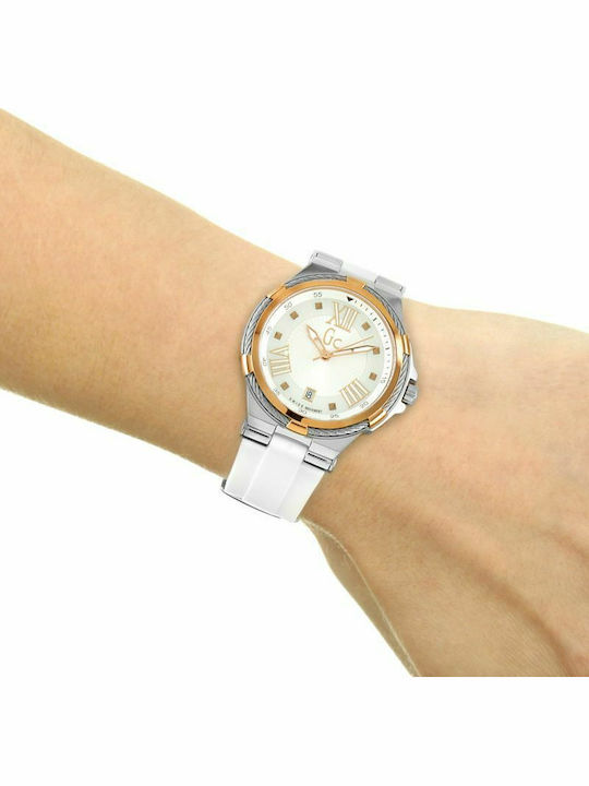 GC Watches Ρολόι Μπαταρίας με Καουτσούκ Λουράκι GC Watches Ρολόι Μπαταρίας με Καουτσούκ Λουράκι