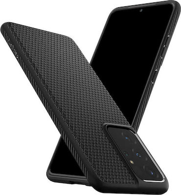 Spigen Liquid Air Back Cover Σιλικόνης Μαύρο (Galaxy S21 Ultra 5G)