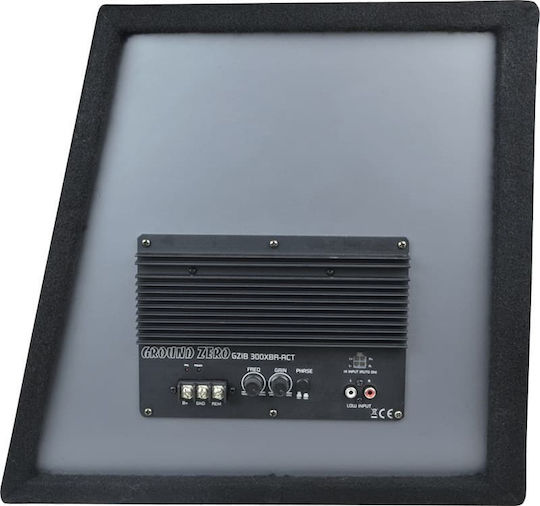 Ground Zero GZIB300XBR Autoamplificat Subwoofer Auto 12" 150W RMS cu Carcasă