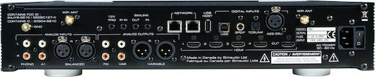 Simaudio Moon 390 Preamplifier Network Player DAC με Είσοδο USB Μαύρο