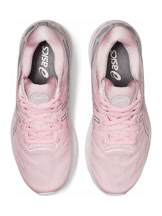 Gel-Nimbus 23 Damen Sportschuhe Laufen Pink Salt / Pure Silver