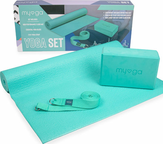 Ryder Hub Starter Kit Trainingsmatte Yoga Türkis (173x61x0,4cm)