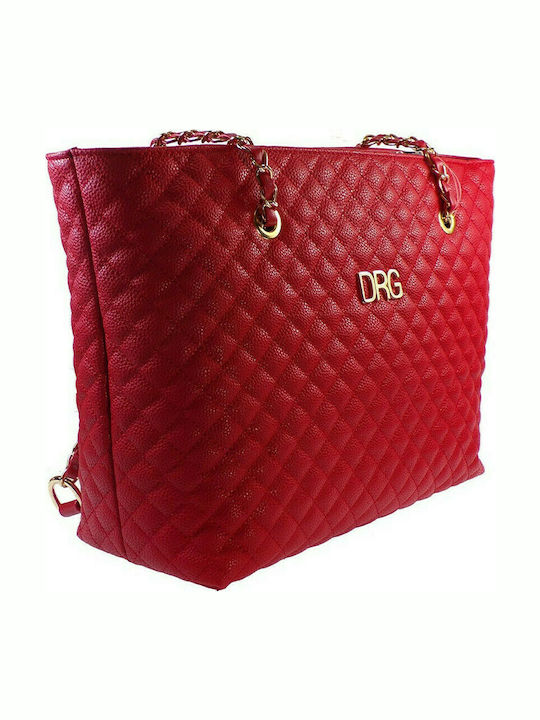 De Raggi Women's Bag Shopper Shoulder Red