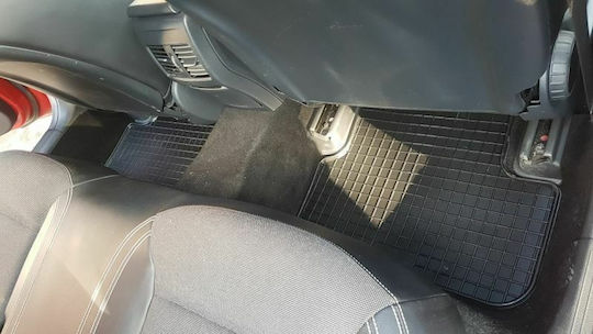 Petex Set of Front and Rear Mats 4pcs for Mercedes-Benz A Class / GLA 2011+ Black