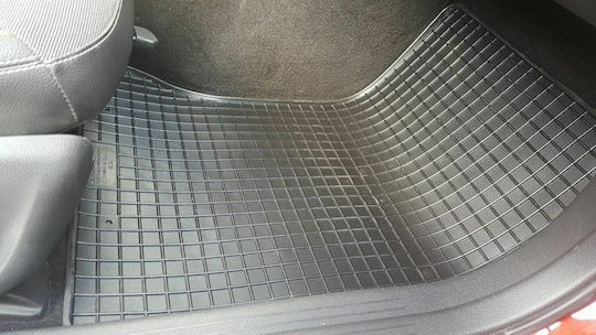 Petex Set of Front and Rear Mats 4pcs for Mercedes-Benz A Class / GLA 2011+ Black