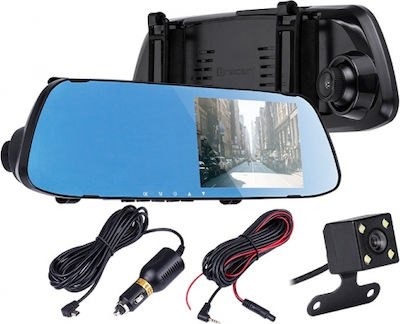 Tracer MobiMirror FHD V2 Pro Καθρέπτης με Κάμερα DVR Αυτοκινήτου 1080P με Οθόνη 5" με Κλιπ