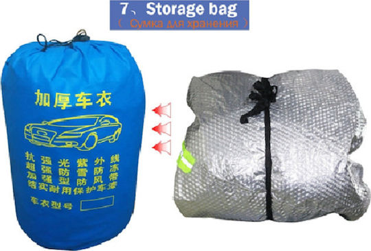 Cawanerl Car Covers with Carrying Bag 475x193x143cm Waterproof Large for SUV/JEEP