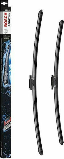 Bosch Aerotwin A119S Front Set Car Wiper Blades 750mm 650mm Universal Renault Grand Scenic Scenic