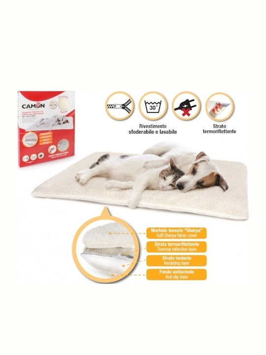 Camon Warm Pad Rug Dog Heated Beige 48x38cm. B106/A