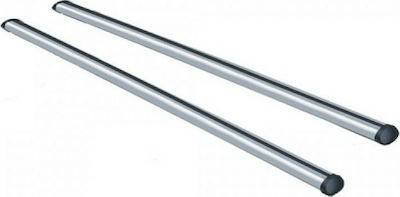 Menabo Tema AL2 130cm. for Cars with Factory Bars (without Legs) Silver