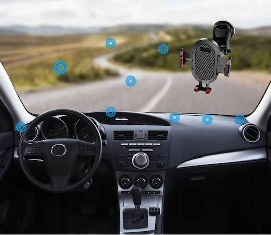 Tech-Protect V1 Universal Car Mobile & Tablet Mount with Adjustable Hooks Black