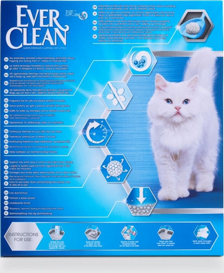 Ever Clean Extra Strong Clumping Пясък за Котки Бентонит Без Аромат 10lt