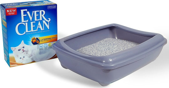 Ever Clean Less Trail Cat Litter Bentonite Coarse Grain With Freshness Scent 6lt