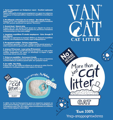 Van Cat Perfumed Clumping Odour Control Cat Litter Marseille Soap 5kg