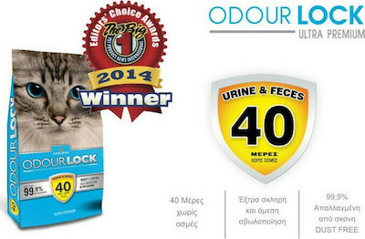 Intersand Odourlock Clumping Odour Control Cat Litter Baby Powder 12kg 036129