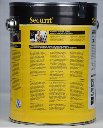 Securit Chalkboard Paint Υγρό Χρώμα Χειροτεχνίας Μαύρο Μαυροπίνακα για Πορσελάνη και Γυαλί Μπογιά 250ml