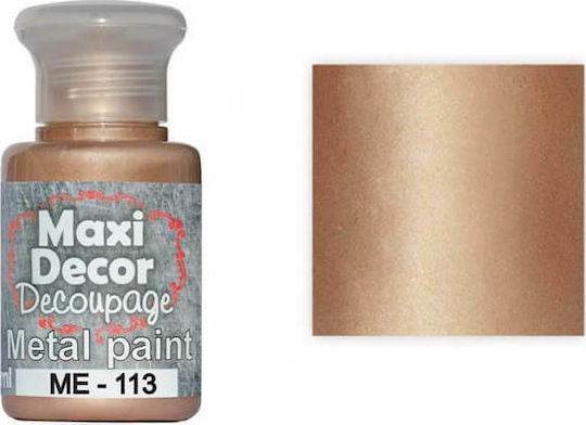 Maxi Decor Metallic Color Paint Decoupage 60ml ME113