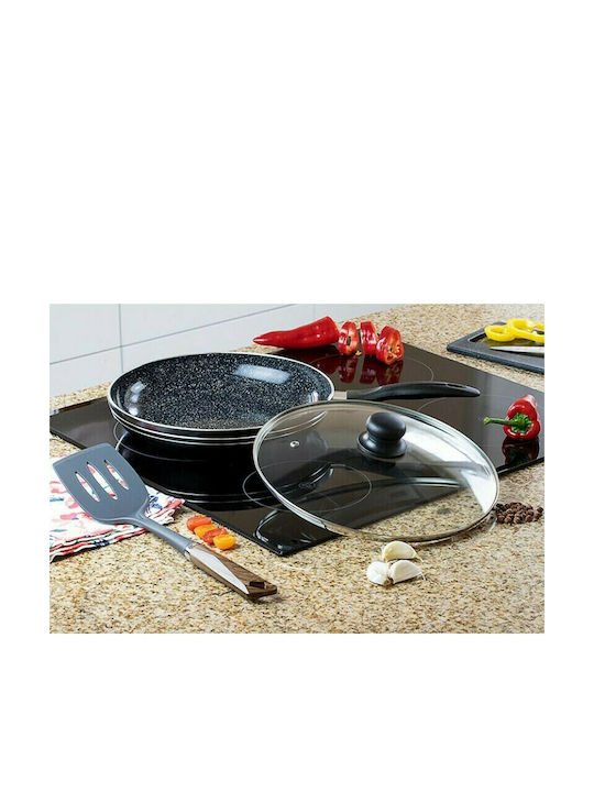 Edenberg Pan with Cap made of Die-Cast Aluminum with Non-Stick Coating 26cm