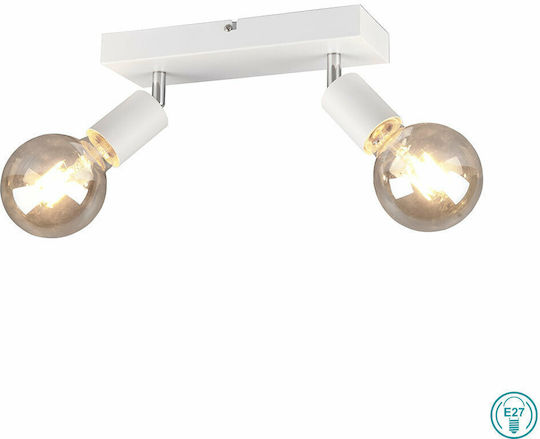 Trio Lighting Vannes Διπλό Σποτ με Ντουί E27 Trio Lighting Vannes Διπλό Σποτ με Ντουί E27