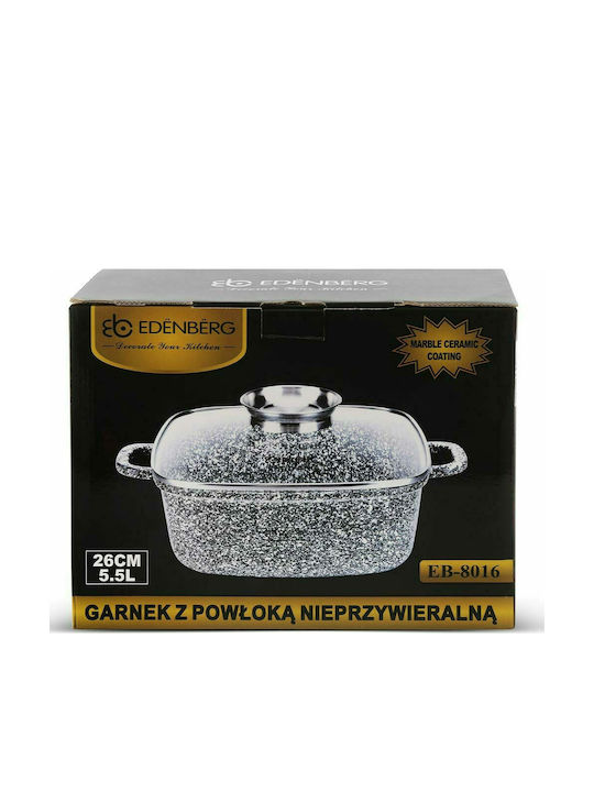 Edenberg Deep Pot made of Cast Aluminum 5.5lt / 26cm