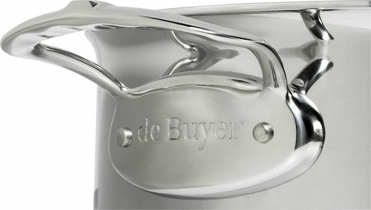 De Buyer Affinity Βαθιά Ανοξείδωτη Κατσαρόλα 3.4lt / 20cm