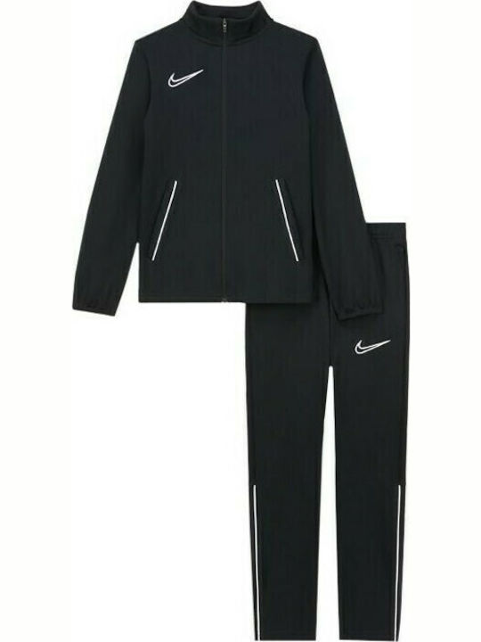 Academy 21 Football Tracksuit Dri-Fit Glossy with Elastic Black