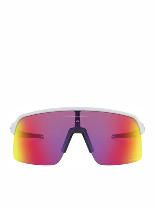 Oakley Sutro Lite Sonnenbrillen mit Weiß Rahmen und Lila Spiegel Linse OO9463-02