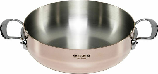 De Buyer Prima Matera Ανοξείδωτη Ρηχή Κατσαρόλα 4.9lt / 28cm