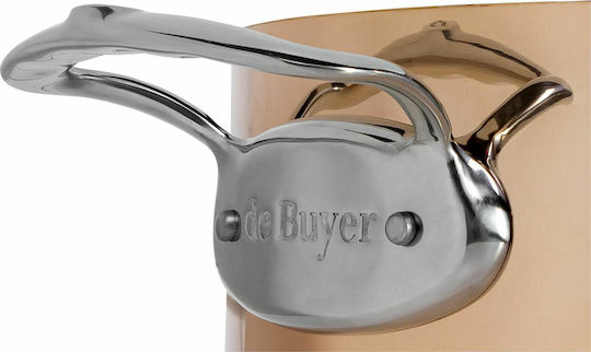 De Buyer Prima Matera Shallow Stainless Steel Pot 3.1lt / 24cm