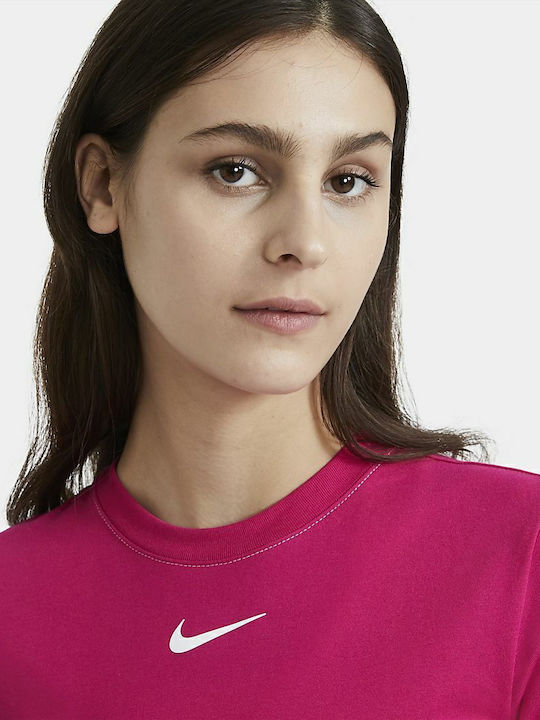 Sportswear Icon Clash Rochie De Vară Midi Sport Mâneca Scurtă Fireberry