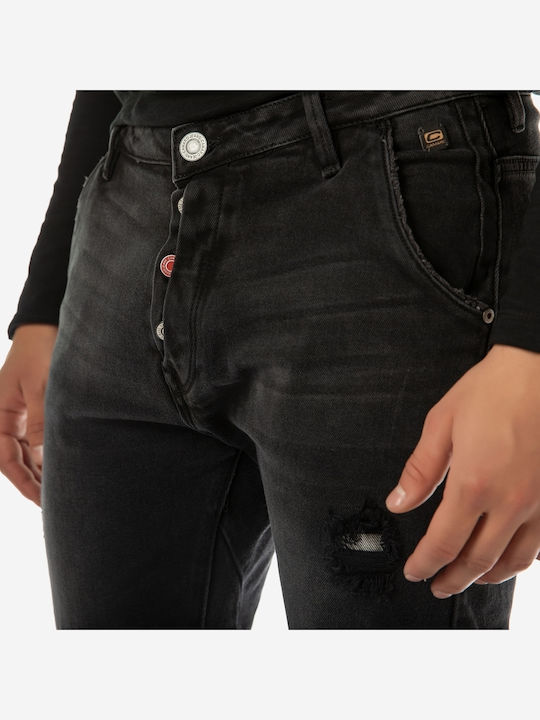 19501-394-1300 Herren Jeanshosen Regulär Fit Schwarz