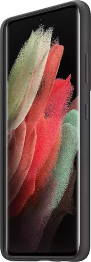 Samsung Silicone Cover & S Pen Μαύρο (Galaxy S21 Ultra 5G)