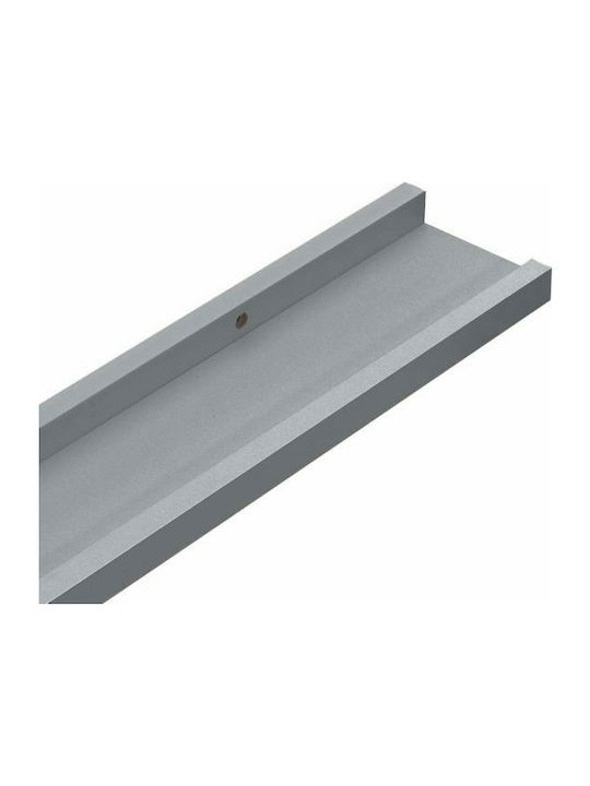Gray Wall Shelves (2 Pieces) 80x9x3 cm
