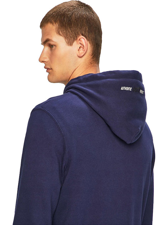 Pepe Jeans Shura Men's Sweatshirt Jacket with Hood and Pockets Navy