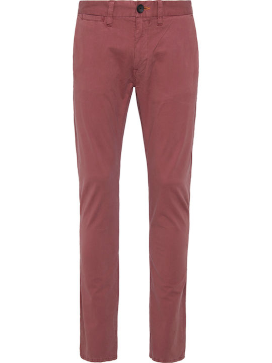 Παντελόνι Chino σε Slim Εφαρμογή Κόκκινο