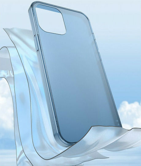 Baseus Frosted Glass Задна корица Силикон Тъмносин (iPhone 12 / 12 Pro)