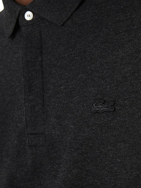 Polo Langarmbluse Gray