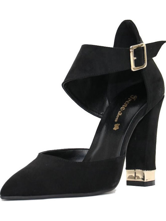 Irene Women's Pumps 910 Black Suede