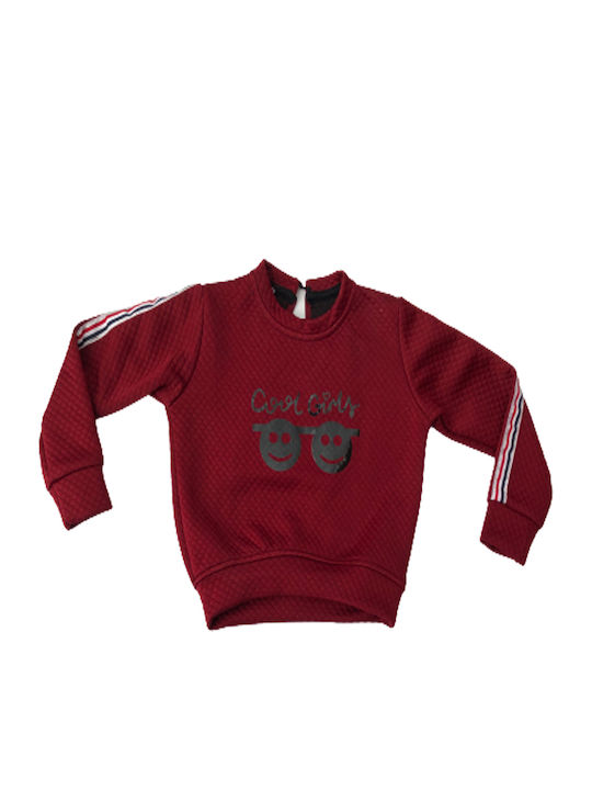 Energiers Kids Sweater Long Sleeve Red