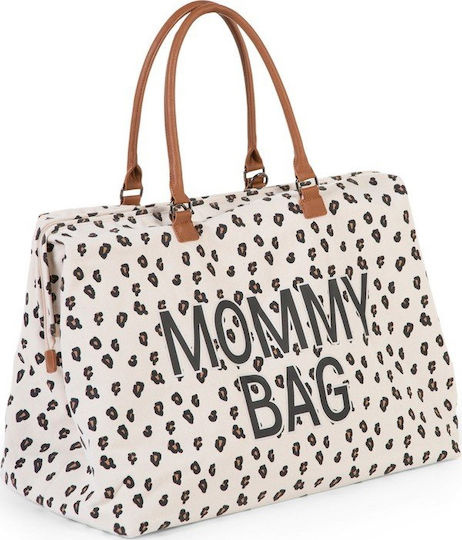 Childhome Shoulder/Hand Diaper Bag Mommy BR74392 Leopard 55x30x30cm.