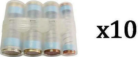 Proplast Plastic Portable Coin Holder with 8 Number of Spit