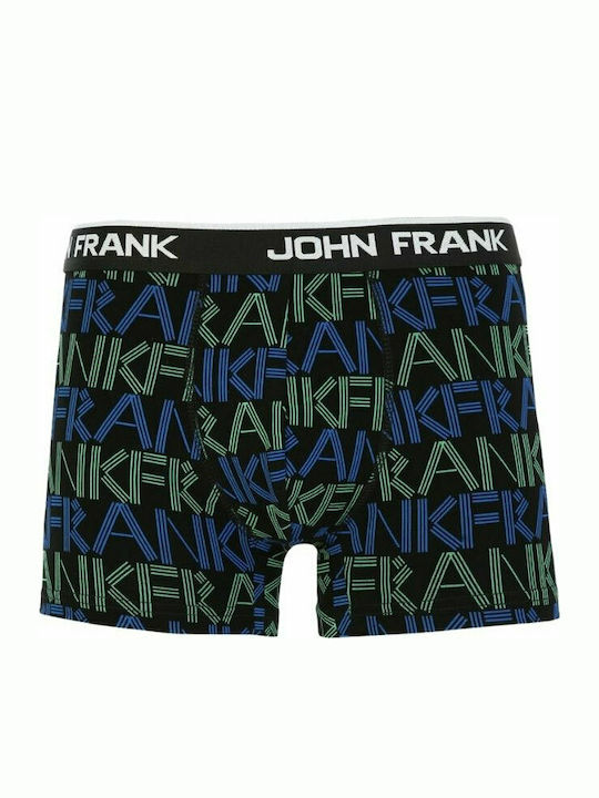 John Frank Neon Letters Boxeri pentru bărbați Multicolor 2Pachet