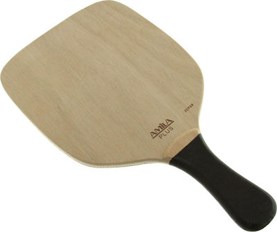 Amila Super Plus Beach Racket Beige 360gr with Straight Handle Black